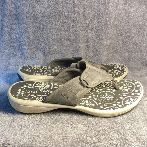 Coral Bay Sandal’s Size 10 Women’s Flip Flops Shoes - Picture 2 of 10